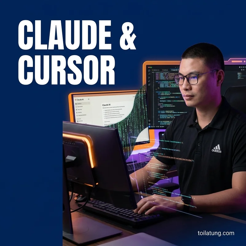 Claude Code & Cursor: Cặp Bài Trùng Của Vibe Coder | Tôi là Tùng, toilatung, Nguyễn Thanh Tùng, Tùng Sóc Sơn