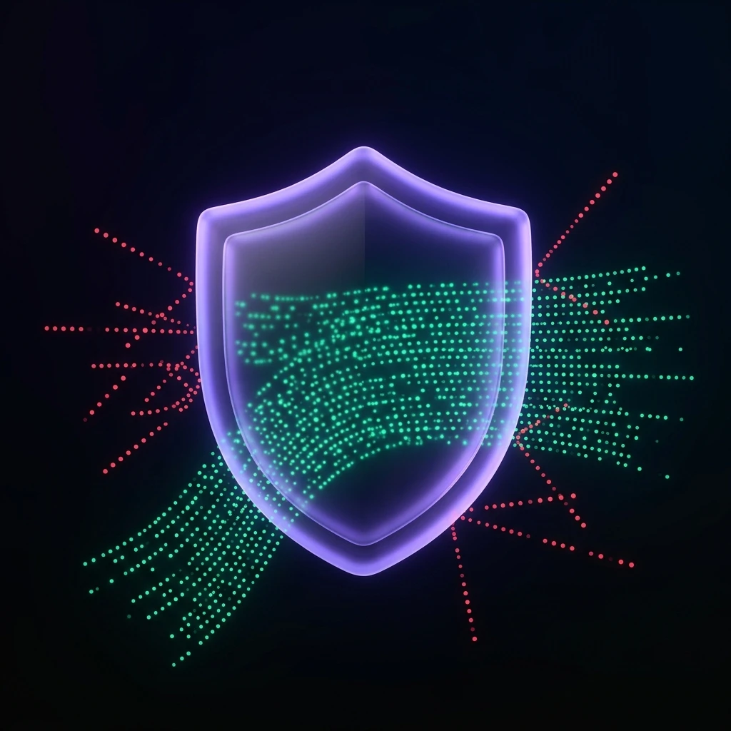 Sơ đồ trừu tượng minh họa lớp bảo mật dữ liệu Data Manager và Confidential Matching trong Google Ads, hình ảnh khiên bảo vệ và luồng dữ liệu mã hóa | Tôi là Tùng, toilatung, Nguyễn Thanh Tùng, Tùng Sóc Sơn