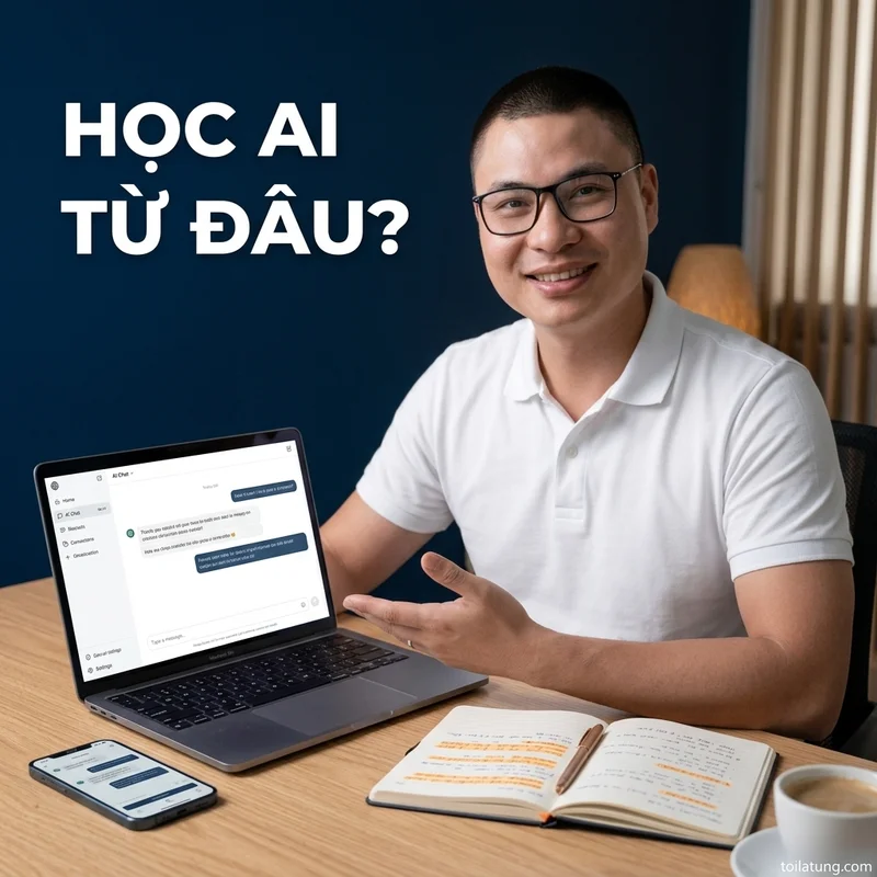 Học AI Từ Đâu? Lộ Trình 21 Ngày Cho Người Mới Bắt Đầu | Tôi là Tùng, toilatung, Nguyễn Thanh Tùng, Tùng Sóc Sơn