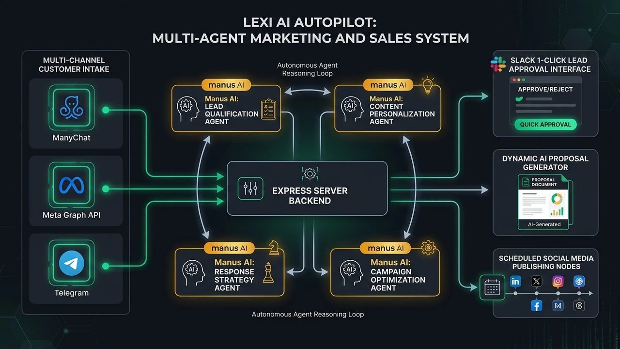Lexi AI Autopilot — Multi-Agent Marketing & Sales